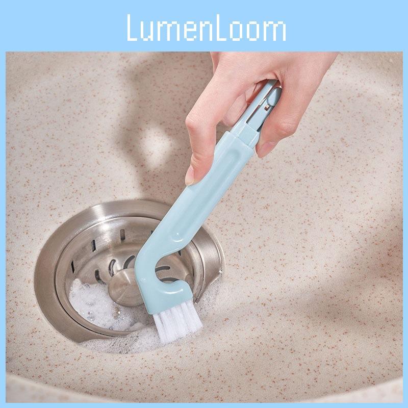 Japanese Design Dual Head Cleaning Brush For Sink And Drain Maintenance