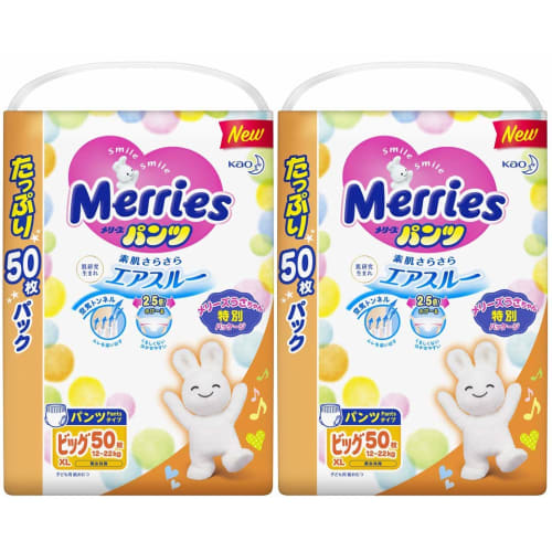 

Mary s [Pants Big Size] Smooth Air Through (12~22kg) 100 pieces (50 pieces x 2) Case item