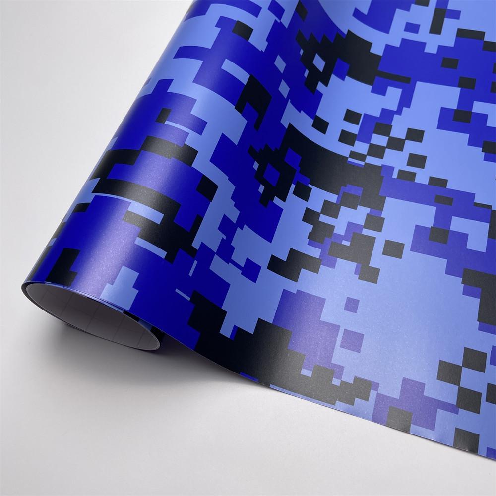 Pellicola Vinilica Wrap Mimetica Stealth Modello Camo a Pixel Foglio per Wrapping Moto Adesivo Fai-da-te per Auto Computer Console Bicicletta