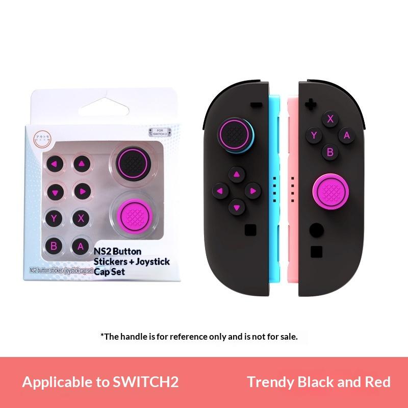Thumb Button Caps For Switch 2 Joysticks Controller Colorful Silicone Cap For Switch 2 Handle Accessories