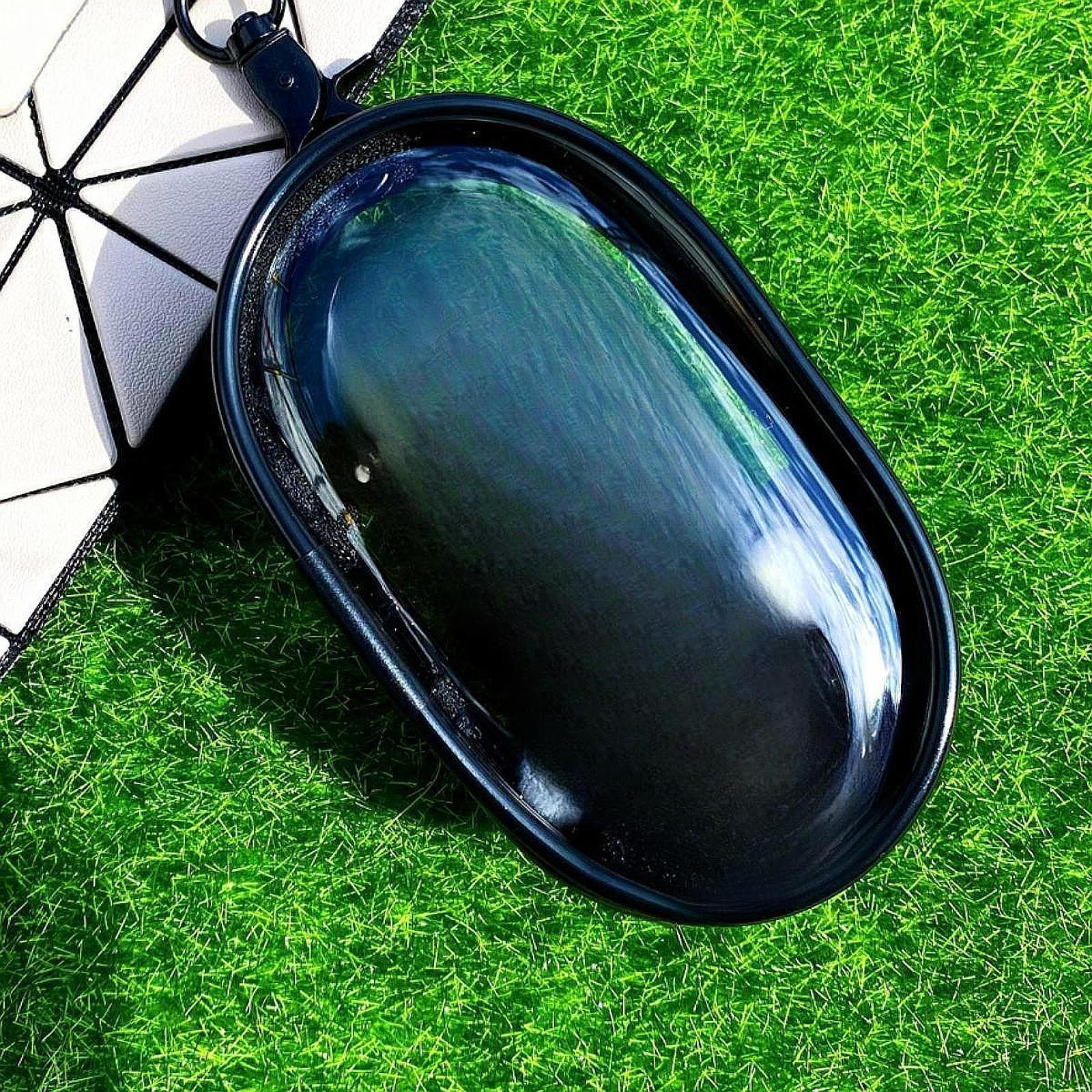 

Прозрачный чехол для сумки-витрины для фигурок, рюкзак, украшение, водонепроницаемый, ПВХ, компактный, подвесной Round