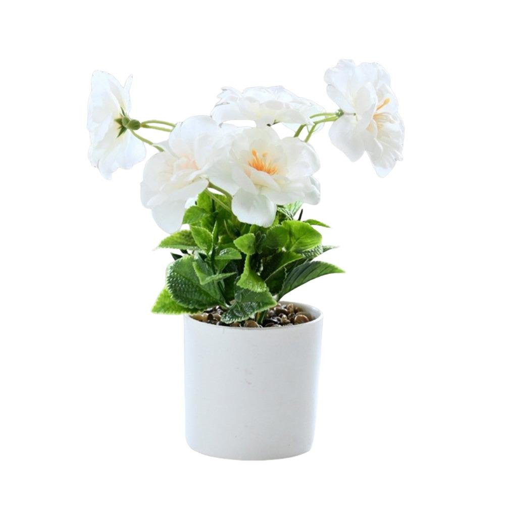 Thekenaufsteller Künstliche Blume Platzierung Topfpflanze Geschenk Kunstpflanze Blumenpott Party Dekoration