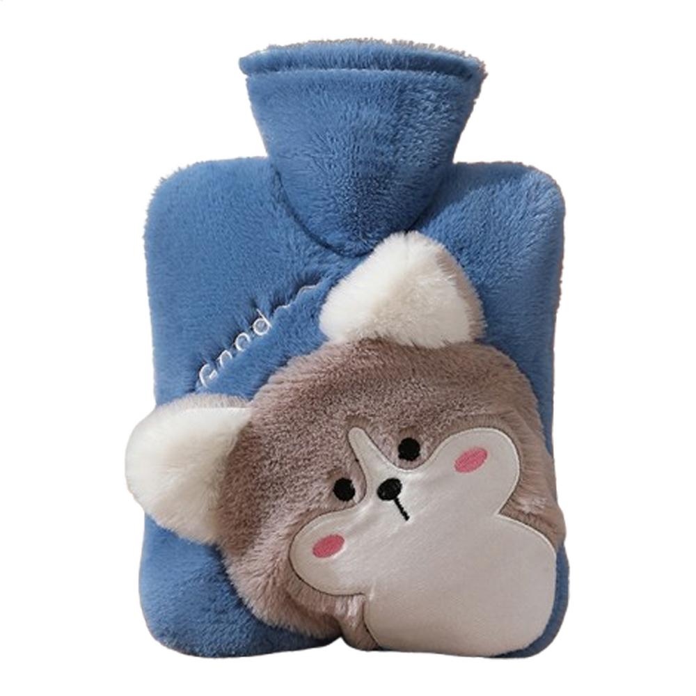 250ml Hot Water Bottle Cute Hot Water Bag Winter Hand Feet Warmer Hot-water Bag for Menstrual Cramps Neck and Shoulder Relief