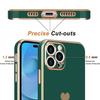 Protective Case - E.F.CONNECTION - for iPhone 14 Pro - Shockproof - Silicone - Heart Pattern