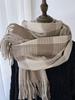 New Imitation Cashmere Knitted Scarf Headscarf Winter Women Men Preppy Soft Plaid Scarve Tassel Pashmina Mujer Femme Wrap Shawl