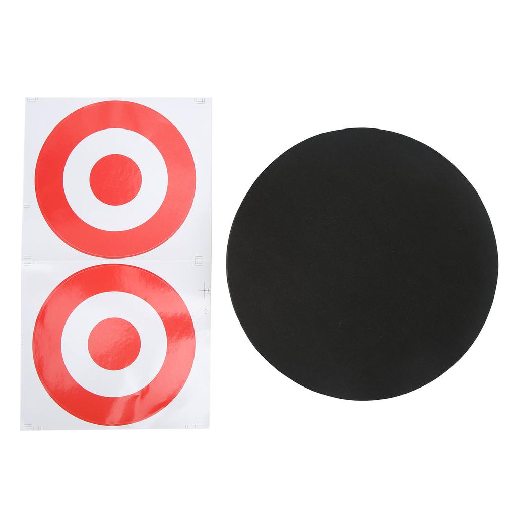 EVA Foam Round Moving Archery Target Bow Arrows Shooting Practice Board for Indoor and Outdoor Black