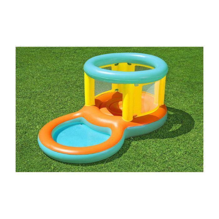Bestway Piscine Gonflable Parc de Jeux Sauter 239x142x102 cm +3 à 6 Ans Jardin 52385
