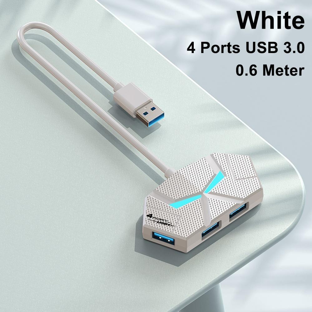 

7 Ports USB 3.0 HUB Type C Docking Station 5Gbps High Speed Transmission Splitter Adapter For Laptop Hard Drive Mouse Keyboard