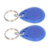 100 pezzi RFID portachiavi portachiavi leggibile porta controllo accesso tag token per appartamento residenziale