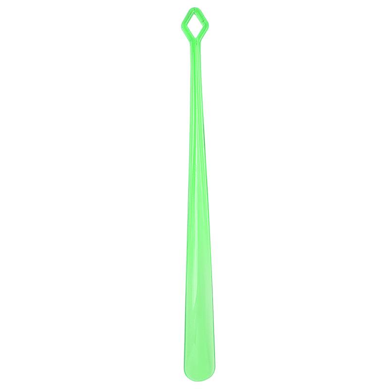 Crystal Smooth Long Handle Shoehorn - No Splinters, Pregnant Women and Elderly-Friendly, No Bending Needed, Hangable Design.