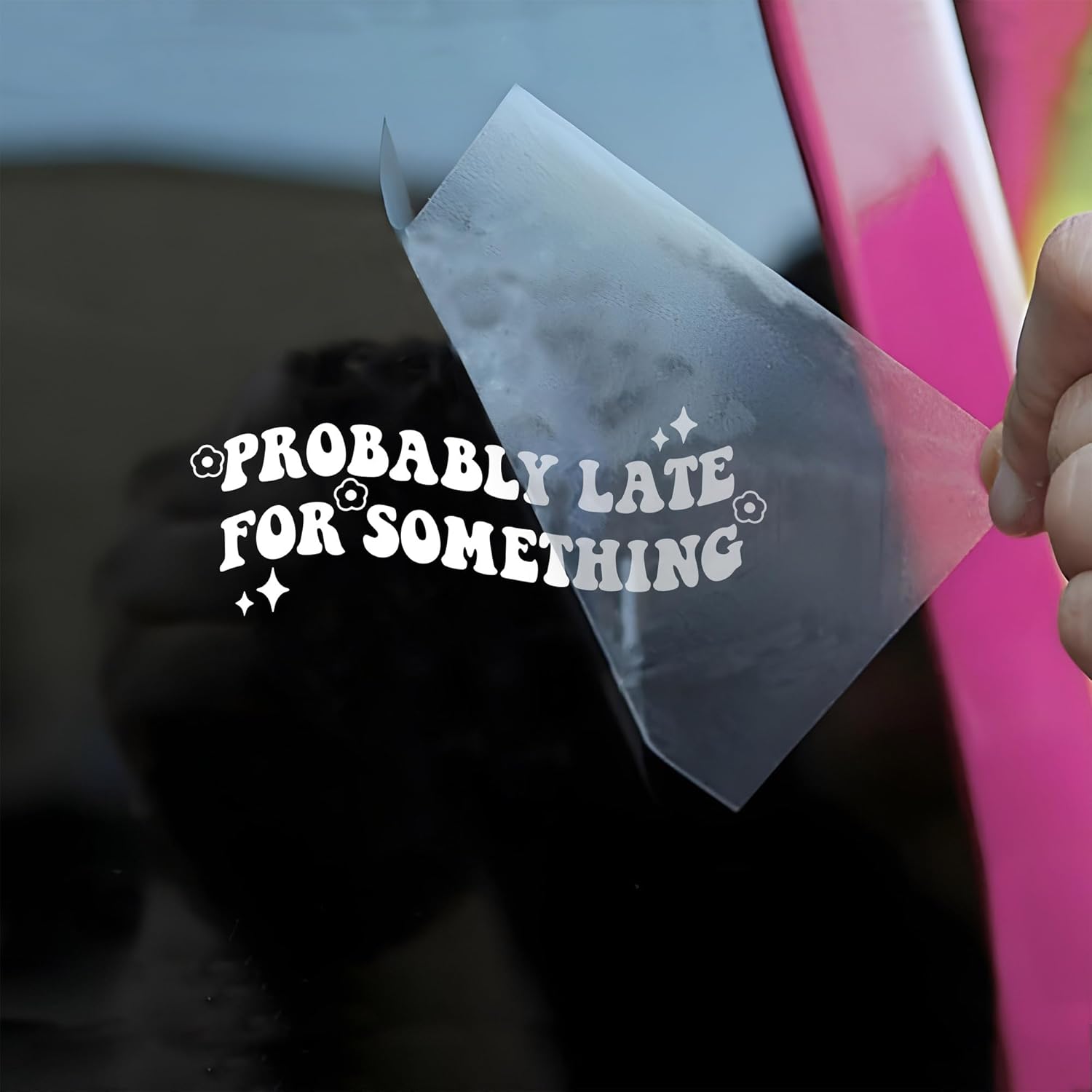 If I m The Problem Then You Might Be The Reason Car Decals Funny Mental Health, Western, Window Decals, Vinyl Waterproof 6 Inches Bumper Sticker Probably Late for Somethi