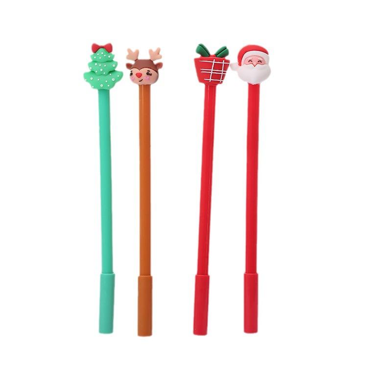 Christmas Cartoon Water-Based Pen - Creative Student Black Sign Pen