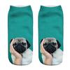 Popular Funny Unisex Short Socks 3D Dog Printed Anklet Socks Casual Socks