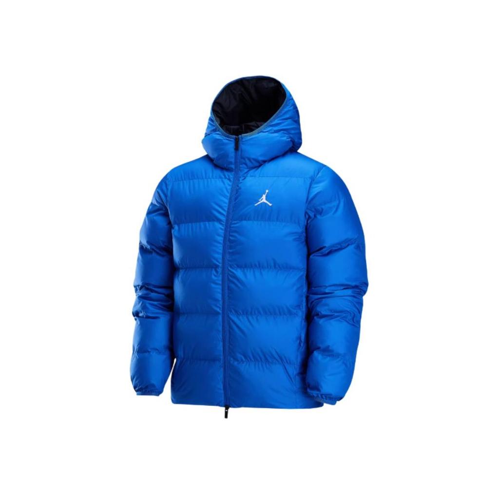 Jordan Brooklyn FW24 Therma-FIT Comfortable Waterproof Warm Hooded Cotton Jacket Men Jackets Game-Royal FV7318-480