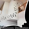 60Pcs 3D Waterproof Black Bats Spiders Wall Decor Halloween Decor PVC Black Bat Stickers Halloween Party Bats Windows Stickers