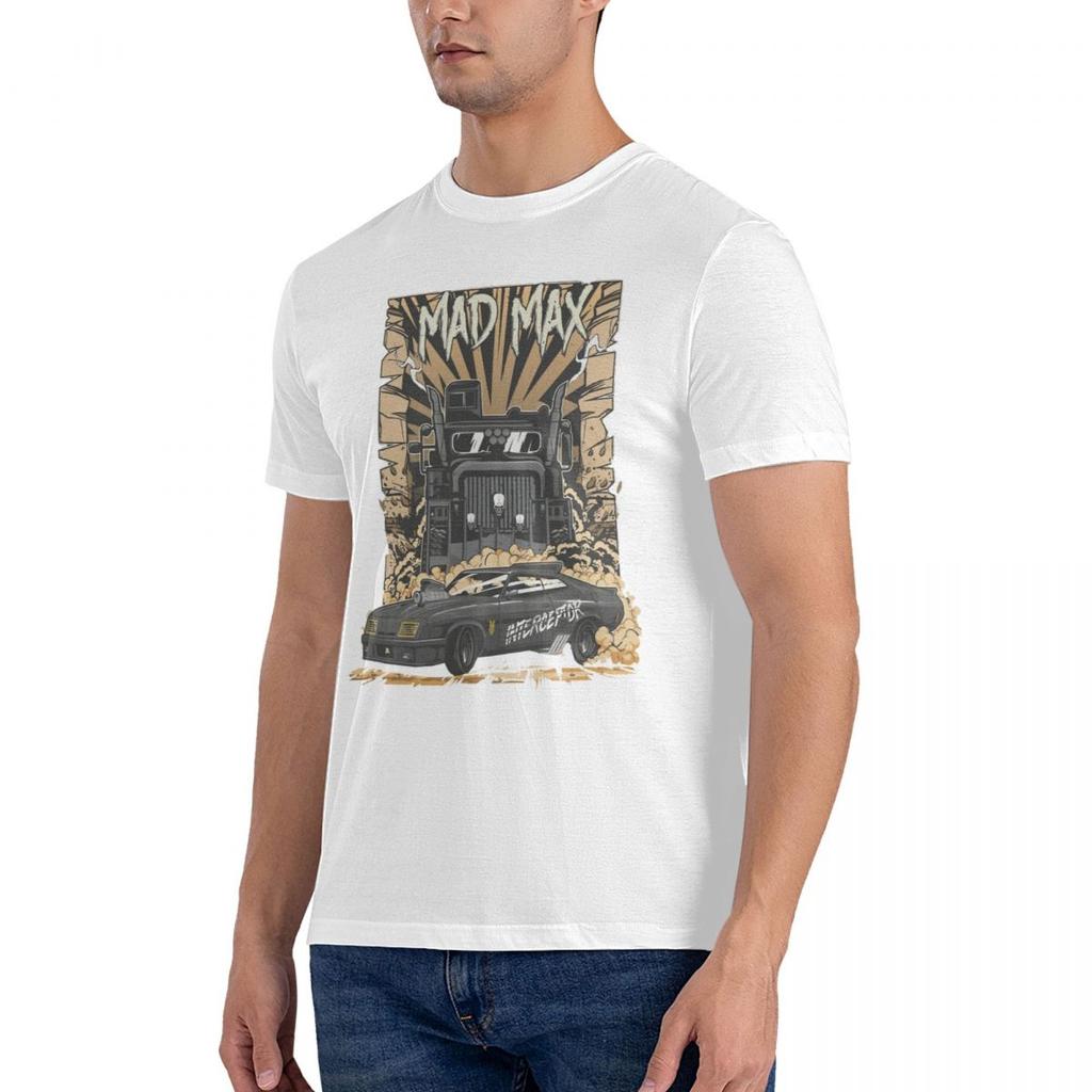 T Shirt Interceptor Madmax Men's Oversize T-shirt Fashion Casual Short Sleeve Vintage Women T-shirts
