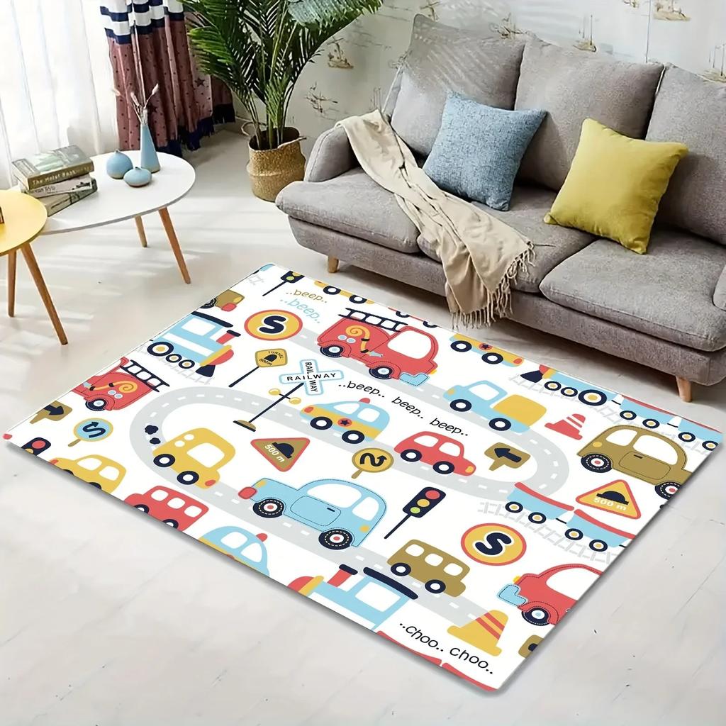 1PC Pumpkin pattern Door Mats Kitchen Rugs Non-Slip Pop arts design Living room Rugs Bath Mat Carpet for Home Sink Laundry Decor