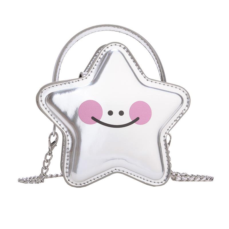 

Мини-сумка сумка-мессенджер женская 2025 новая нишевая дизайнерская сумочка модная личность звезда сумка через плечо тренд серебряный