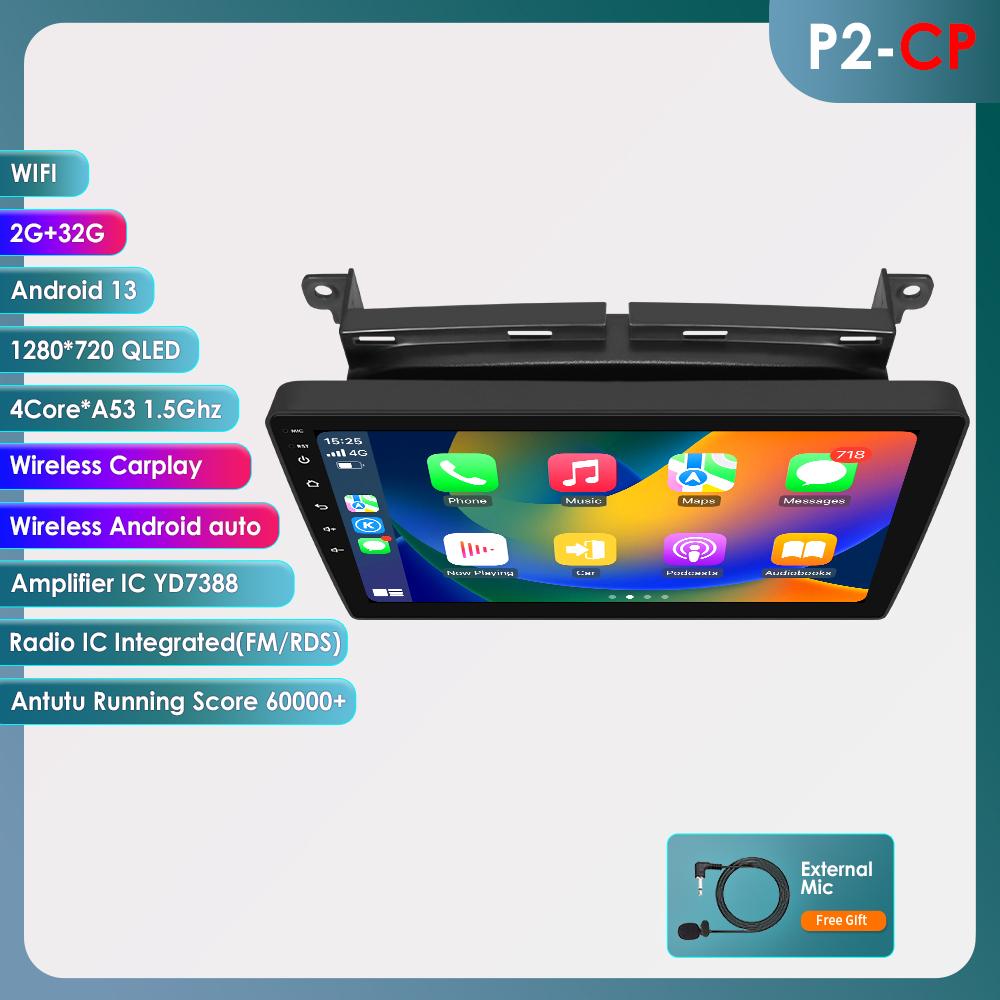 OSSURET Carplay Car Intelligent Systems Carplay Android 13 Car Radio for Fiat 500 2016 2017 2018 2019 Multimedia Video Player WIFI Autoradio Bluetooth