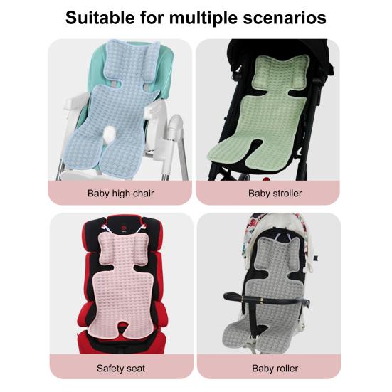 Pernuță scaun pentru cărucior Protecția capului Design confortabil Respirabil Absorbant Gheață Mătase Mașină pentru copii