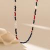 Crystal Sophisticated Colorful Imitation Pearl Necklace For Womens Trendy