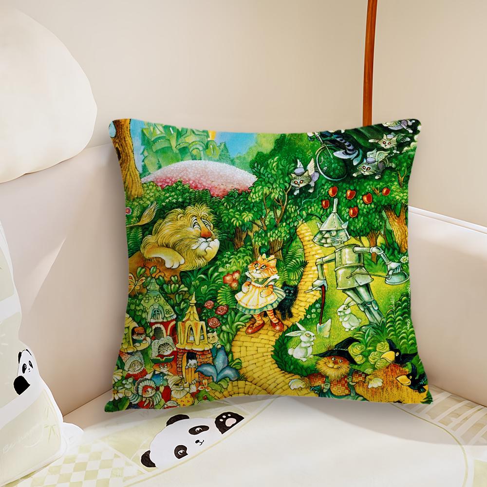 Film The W-Wizard of O-OZ Cool Cushion Cover Living Room Headboard Bedroom Office Cushion Cushion Sofa Nap Time Pillow Case