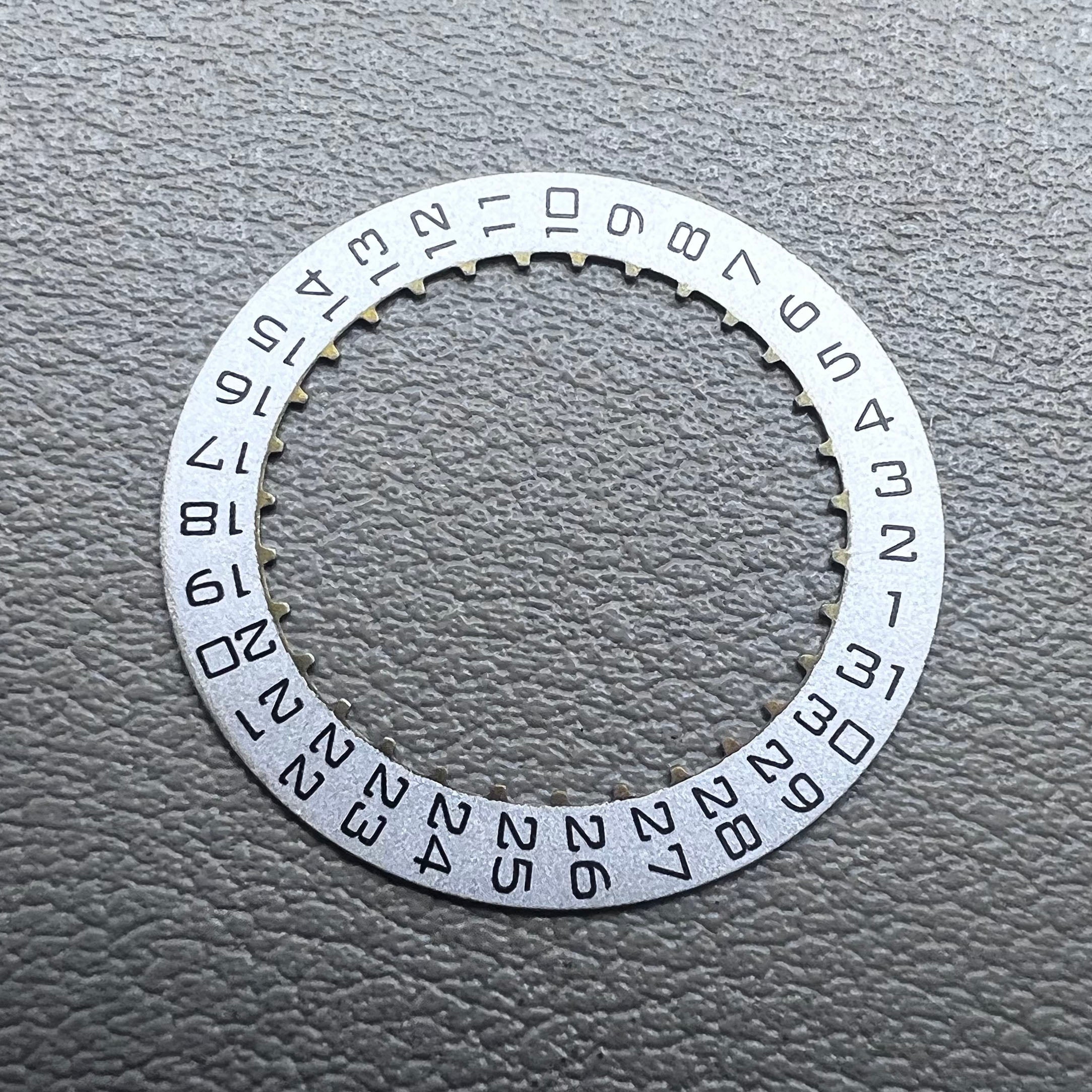 Men Silver Date Disk Wheel Date Wheel for ETA2892 ETA2824 Movement Date@3