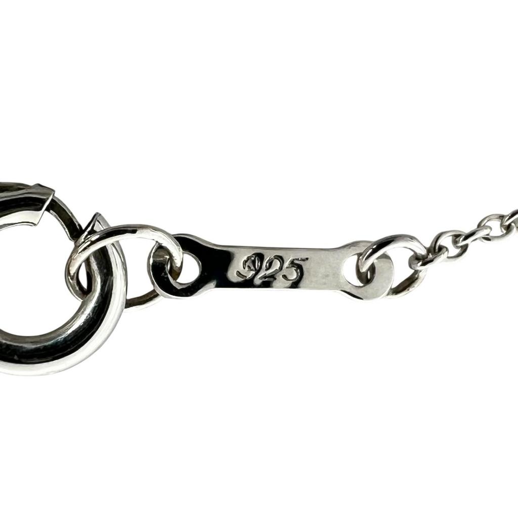 TIFFANY&Co. Elsa Peretti Necklace Silver Women Double Teardrop Used