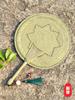 Summer Old Baby Mosquito Repellent and Cool Hand-Cranked Fan Papyrus For Home Old Fan Linggen New Bud Straw Woven