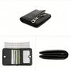 Fashion Women's Wallet Card Bag Integrated Niche Design RFID Anti-theft Brush Ultra-thin + Bag Women