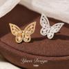 Zircon Butterfly Ear Cuff: Elegant, Non-Piercing Earrings for Women