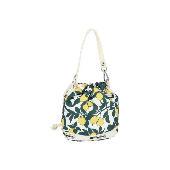 Lemon Orchid Drawstring Bucket Charm [1887.HF42]