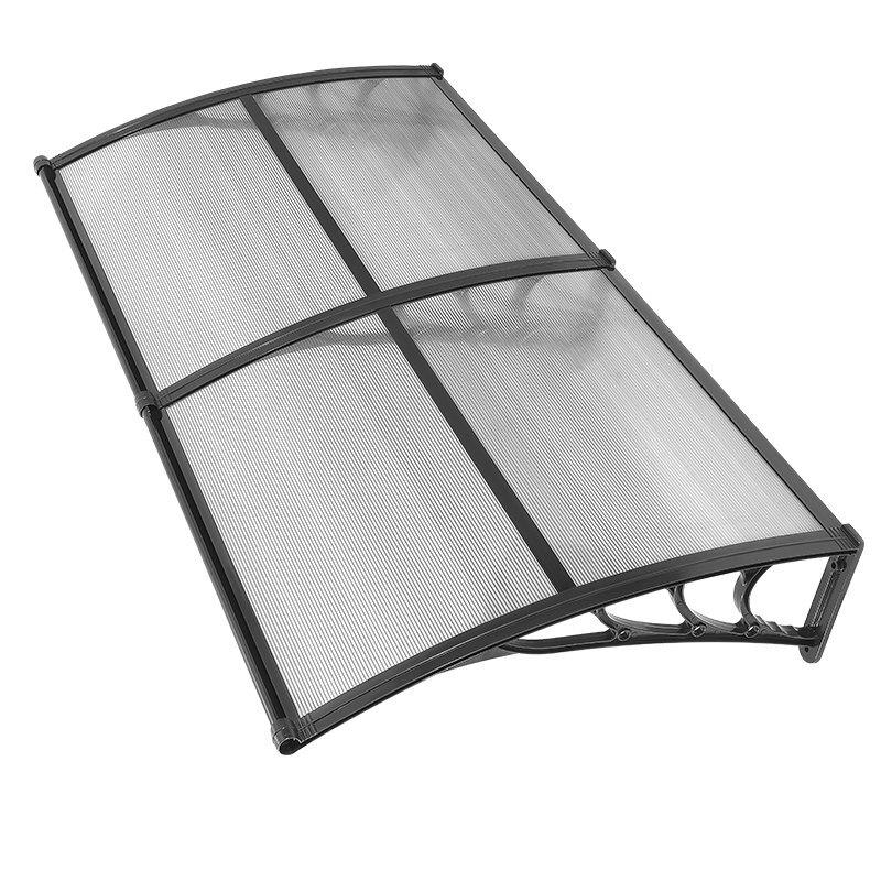 Awnings for Door Entrance, 38 X 78 In, Exterior Front Door Window Awnings with Drainage & ABS Bracket, Rain Snow Sun Protection, Overhang