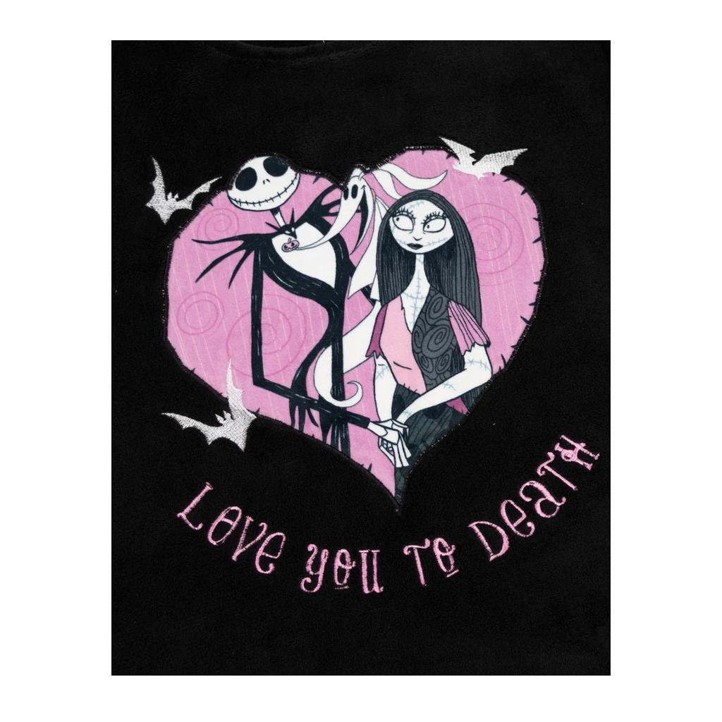 The Nightmare Before Christmas Womens/Ladies Logo Long-Sleeved Long Pyjama Set