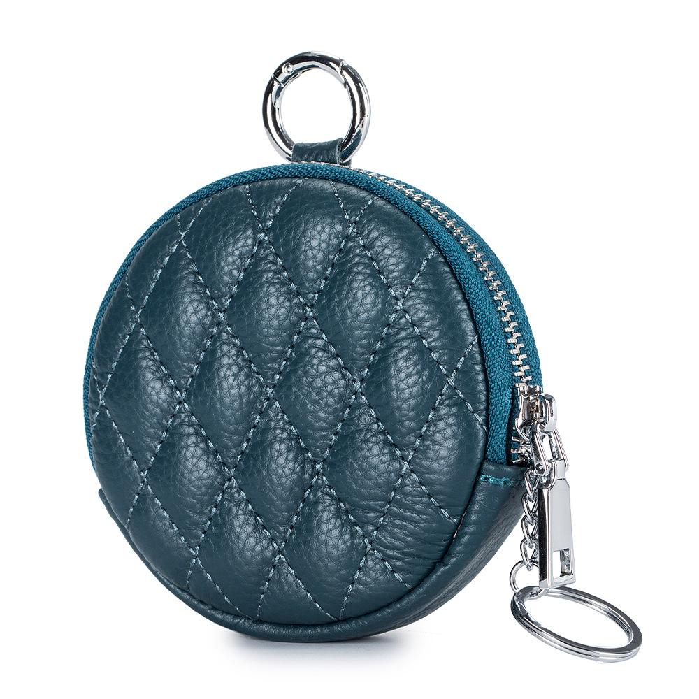 New round rhombus change bag powder small round bag earphone storage bag small coin bag small wallet female