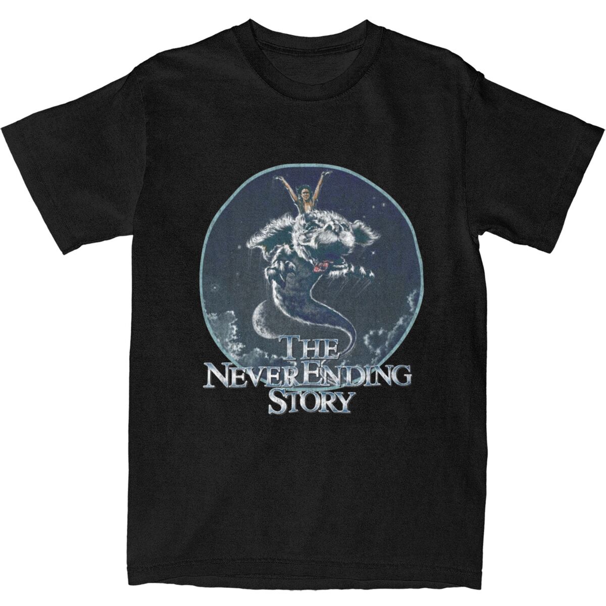 

Men T-Shirt The Neverending Story T-Shirts Fashion Falkor Beach Tee Shirt Y2K Fun Printed Cotton Clothes Plus Size 6XL 5XL різнокольоровий