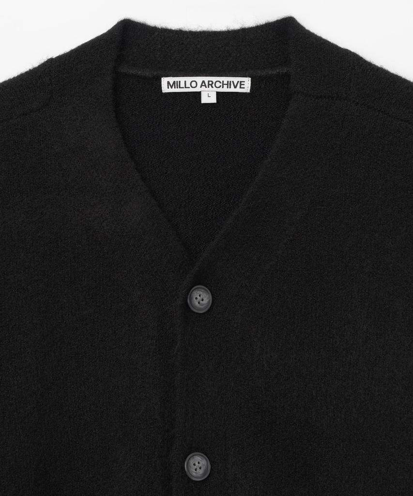 MILLO ARCHIVE Crop Move V-Neck Cardigan [Black]