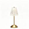 Retro Crystal Rechargeable Desk Lamp - CE Certified Night Light Atmosphere Lamp