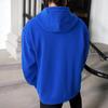 Men's Plus Size Fleece Hooded Zipper Sweatshirt with Velvet Lining