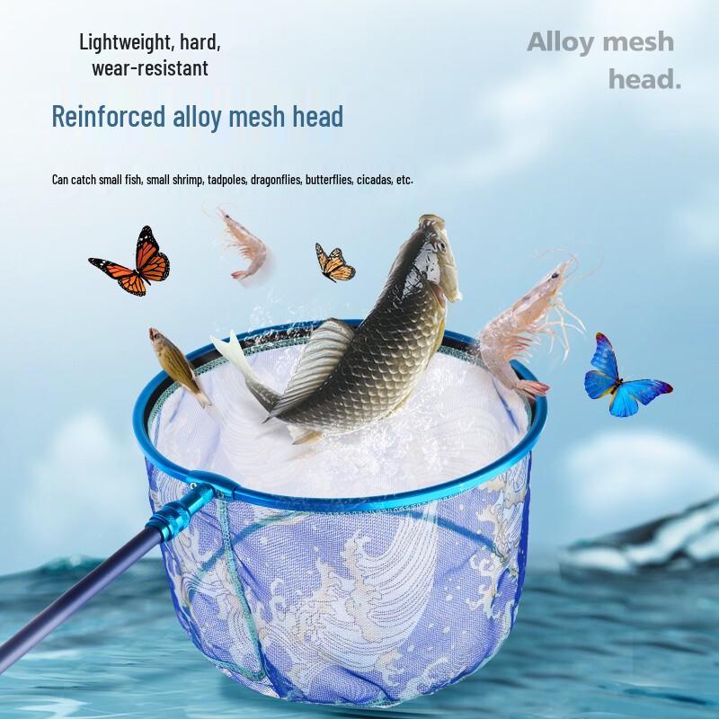 Grsaed Kids Telescopic Fishing Net & Bucket Set