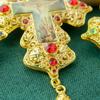 Religious Hollowing Process Used In Crafting Greek Orthodox Church Bishop's Pectoral Cross Necklace for Priest Ordination Gift