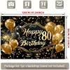 2D Minimalist Black Bow Backdrop - Monochrome Ribbon Banner for Modern Birthday Photoshoot