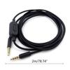 3.5mm Jack Headphone Cable for  G433 G233 G Pro G Pro X   Headphones Replacement Audio Cable Cord