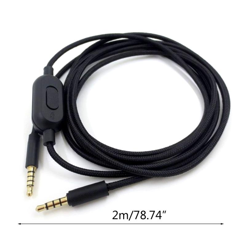 3.5mm Jack Headphone Cable for  G433 G233 G Pro G Pro X   Headphones Replacement Audio Cable Cord