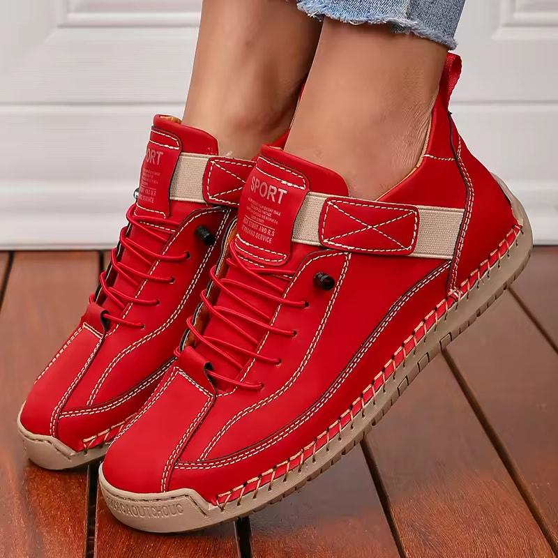Stivali da Donna Mid Top per l'Estate Stile Britannico Retro Antiscivolo Scarpe da Lavoro Design alla Moda e Lussuoso Mocassini da Coppia