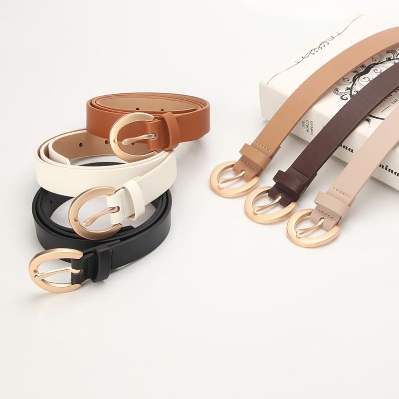 European Style Womens Wide Belt Pu Material Simple Chic Accessory For Daily Outfits