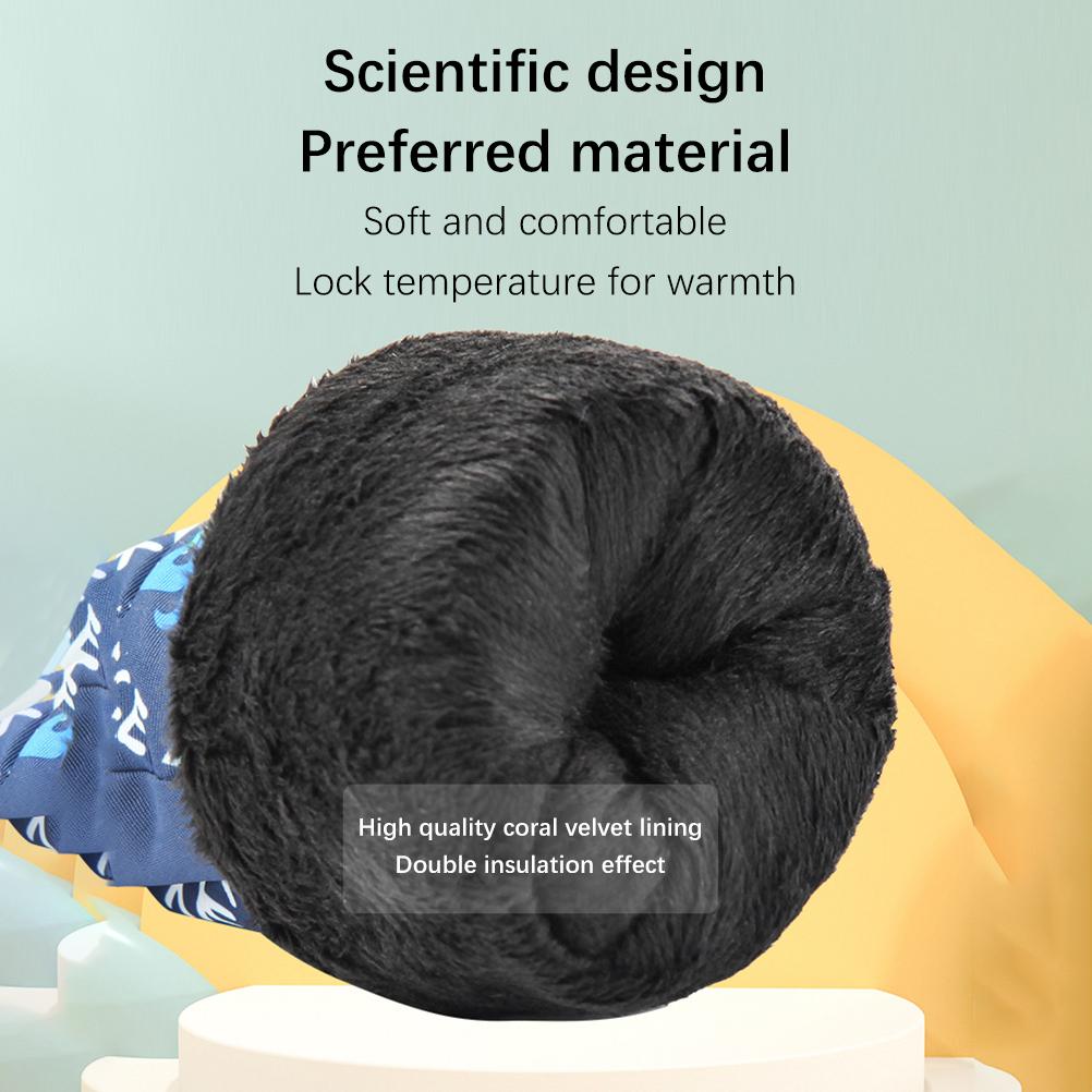 Kinder Skihandschuhe Cartoon Winter Wasserdicht Winddicht Schnee Fäustlinge Fleecegefüttert Warme Handschuhe für Mädchen Jungen Outdoor