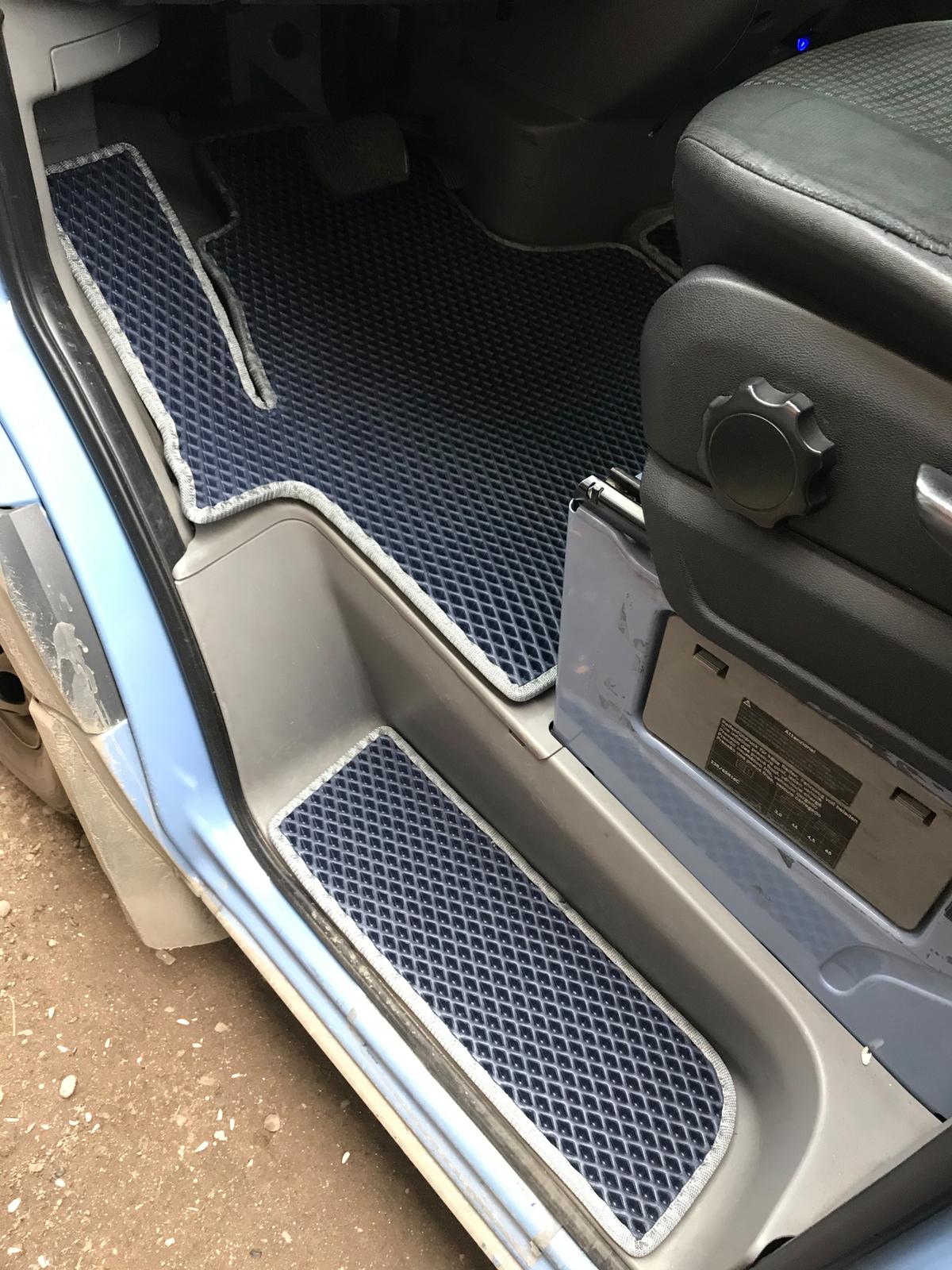 

Килимки на пороги (3 шт, EVA, чорні) для Volkswagen Crafter 2006-2016 рр.