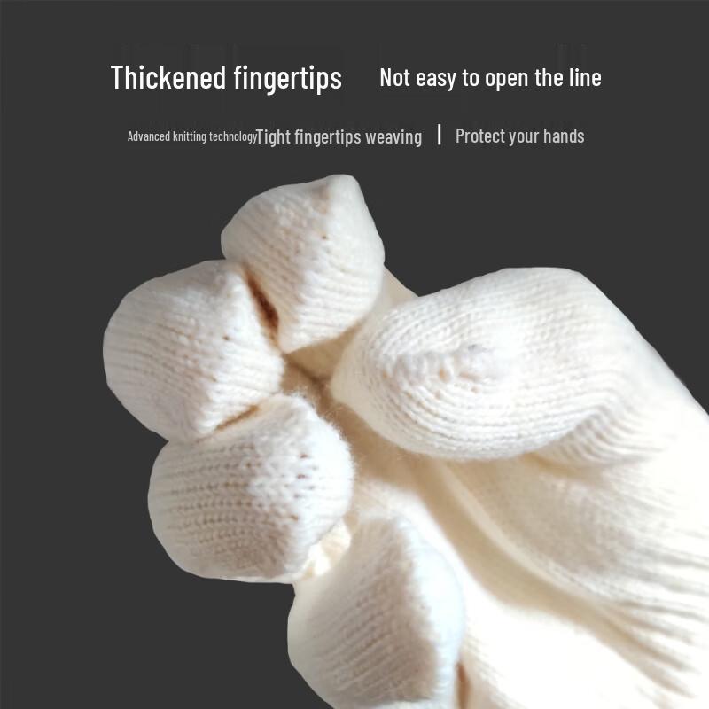 Heavy-Duty Disposable Cotton Work Gloves