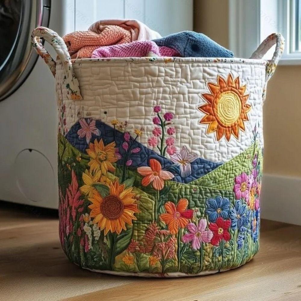 Large Capacity Dirty Clothes Storage Basket Folding Clothes Storage Bucket Bedroom